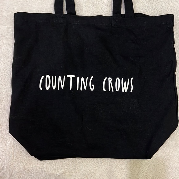Counting Crows Black Canvas Tote Bag - Picture 2 of 5